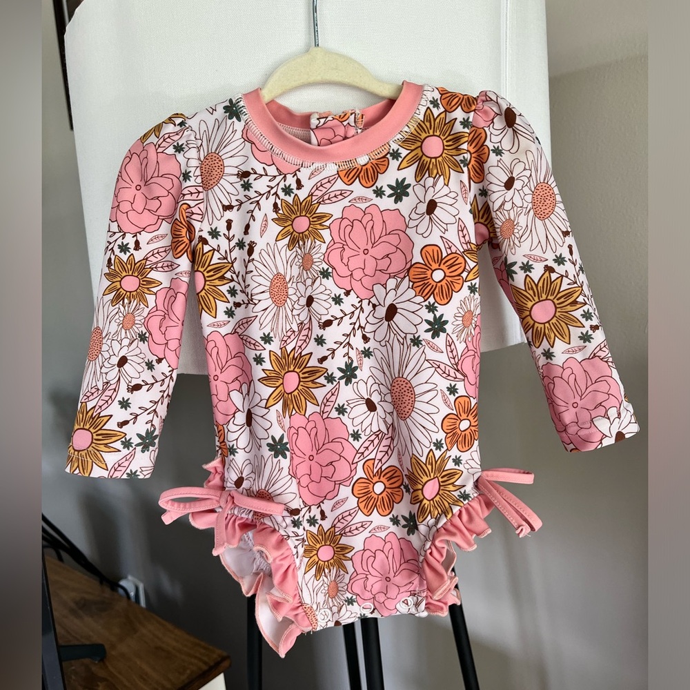 Caden Lane Boho Floral Swimsuit